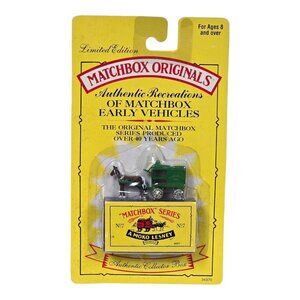 Matchbox Originals No 7 1954 Horse Drawn Milk Float Early Lesney Limited Edition